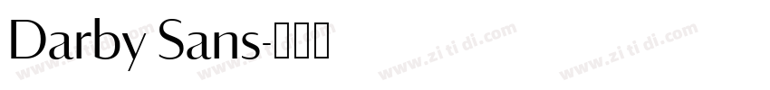 Darby Sans字体转换